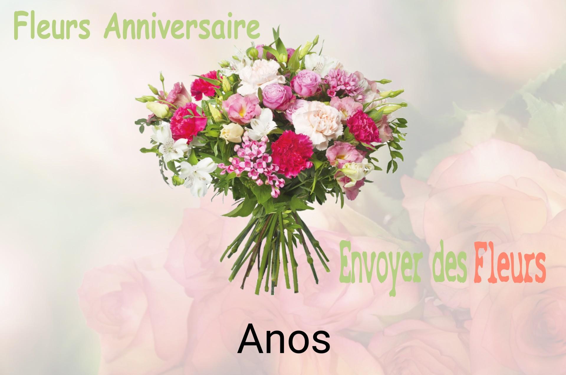 Bouquet de fleurs d’anniversaire livré à Anos